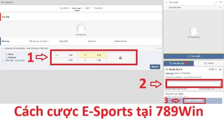 Điều nghiêm cấm trong quá trình cược E-sports 789Win