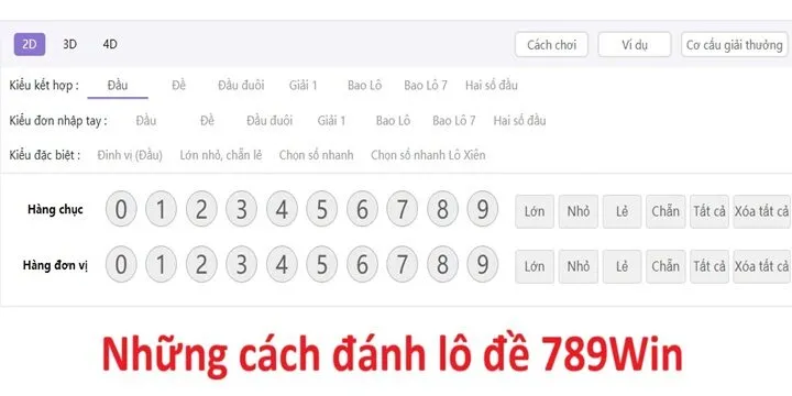Những cách đánh lô đề tại 789 Win