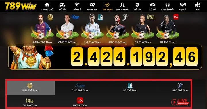 Khám phá sảnh cược thể thao đa dạng tại 789Win